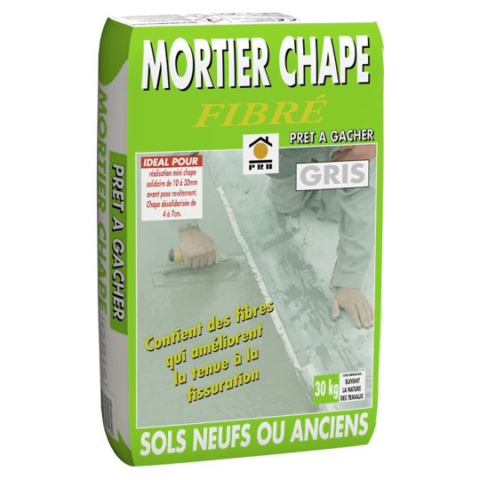 PRB MORTIER CHAPE FIBRE 30KG