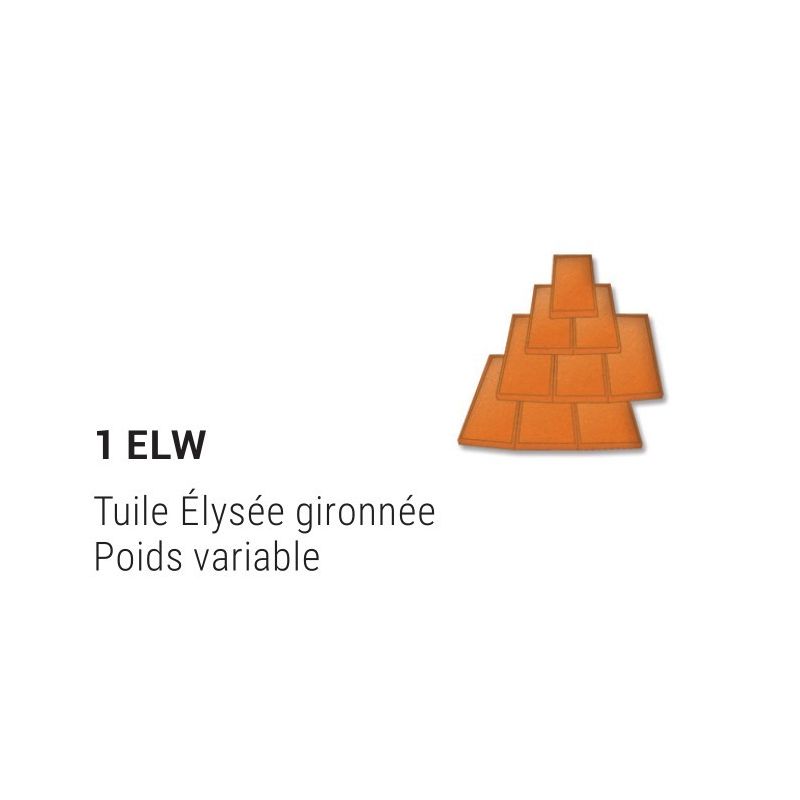 Tuile ÉLYSÉE GIRONNEE - 1ELW - 27x35x1,3 cm