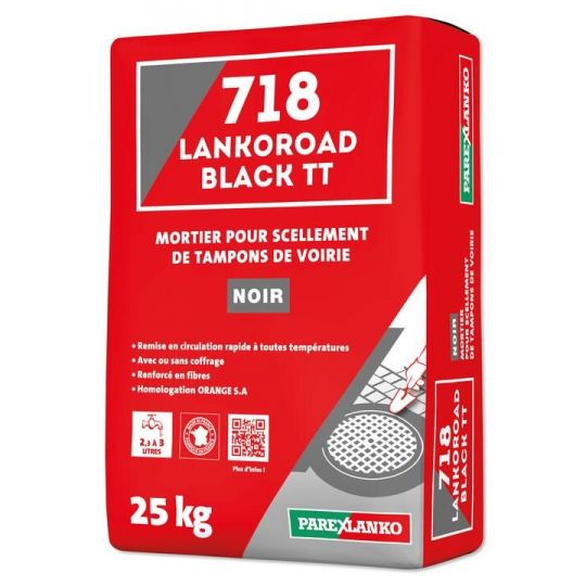 718 LANKOROAD BLACK TT 25KG