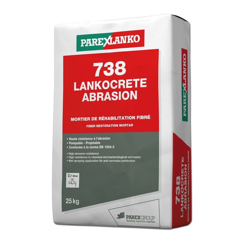 738 LANKOCRETE ABRASION 25KG