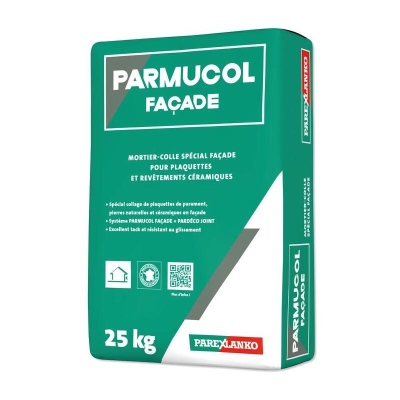 PARMUCOL FAÇADE GRIS 25KG