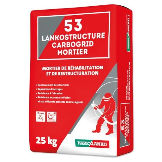 53 LANKOSTRUCTURE CARBOGRID MORTIER 25KG